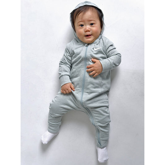ベビー(55-70cm) ロンパース NIKE(ナイキ) NKN ESSENTIALS HOODED COVERALL