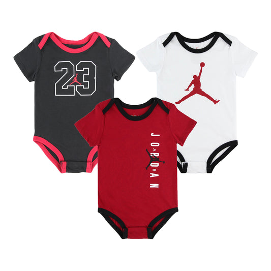 ベビー(80-90cm) セット商品 JORDAN(ジョーダン) JDB 3PK JORDAN HBR BODYSUITS