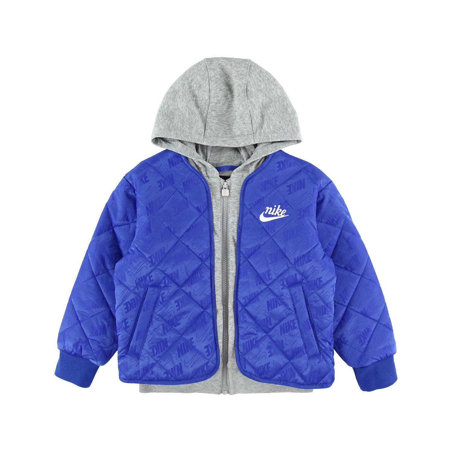 キッズ(105-120cm) アウター NIKE(ナイキ) NKN FLEECE HOODED QUILT
