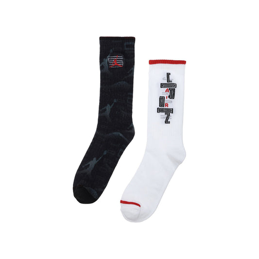 ソックス(23-25cm) JORDAN(ジョーダン) JHB AJ11 RETRO 2PK CREW SOCK
