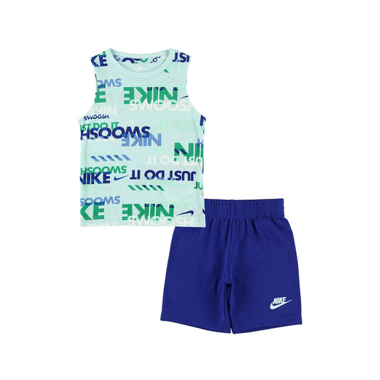 キッズ(105-120cm) セット商品 NIKE(ナイキ) NKB B NSW PE AOP TANK SHORT SE
