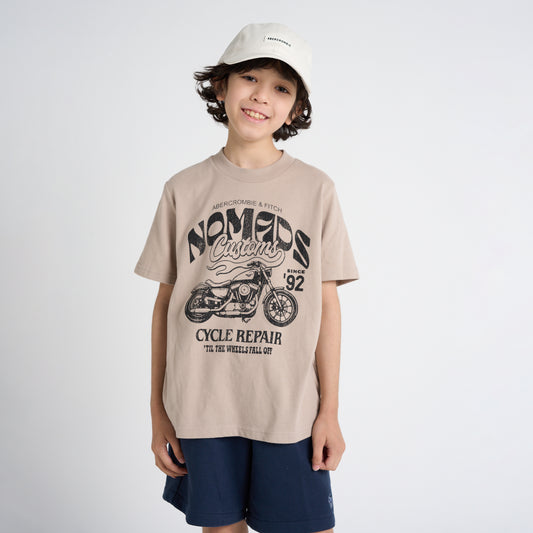 【110-170cm】 Tシャツ A&F(アバクロンビー&フィッチ) AFB NOMAD TEE