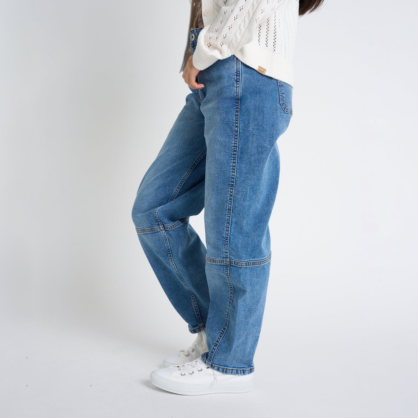 【110-170cm】 パンツ A&F(アバクロンビー&フィッチ) AFG HIGH RISE BALLOON JEANS