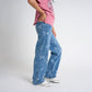 【110-170cm】 パンツ A&F(アバクロンビー&フィッチ) AFG HR DISCHARGE WIDE LEG JEAN