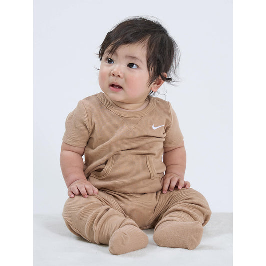 ベビー(6-12M) セット商品 NIKE(ナイキ) NHN NIKE RIB S/S ROMPER & SOCK
