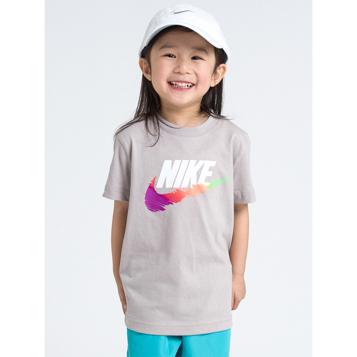 キッズ(105-120cm) Tシャツ NIKE(ナイキ) NKB NIKE BRANDMARK SWOOSH TEE