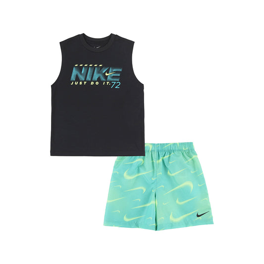 キッズ(105-120cm) セット商品 NIKE(ナイキ) NKB B NK RHYTHM DF AOP SHORT S