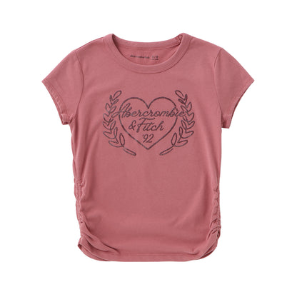 【110-170cm】 Tシャツ A&F(アバクロンビー&フィッチ) AFG ANF LAUREL HEART BABY TEE