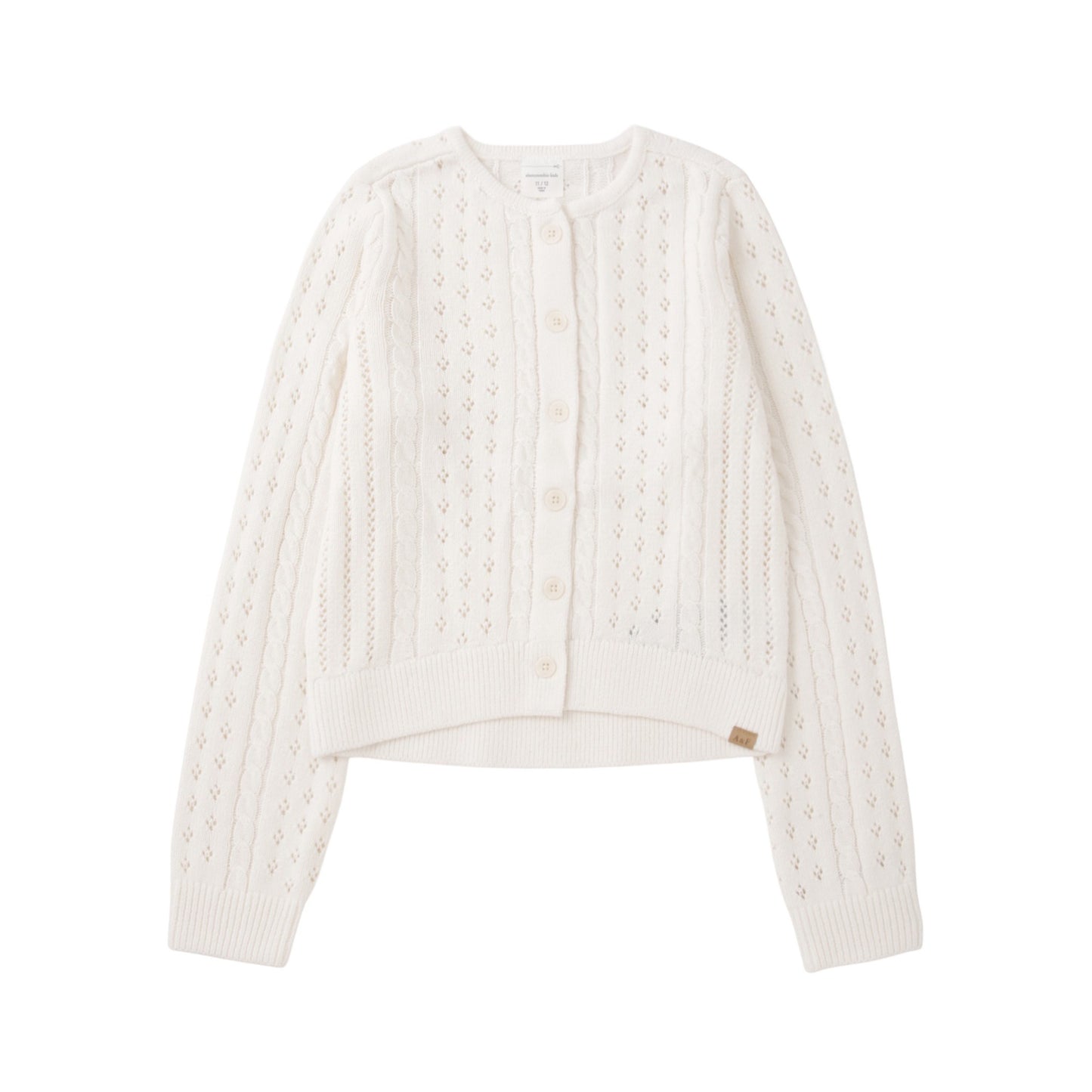 【110-170cm】 アウター A&F(アバクロンビー&フィッチ) AFG CROPPED CABLE CARDIGAN