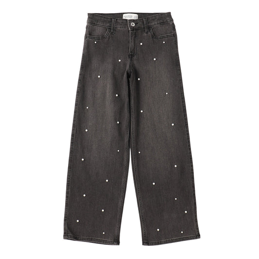 【110-170cm】 パンツ A&F(アバクロンビー&フィッチ) AFG HR WIDE LEG EMBELLISHED JE