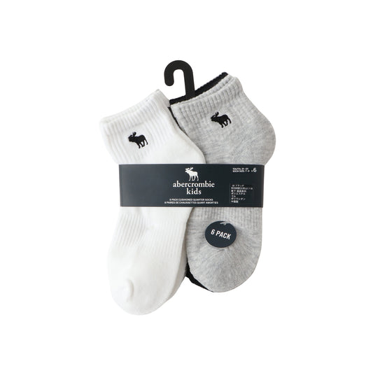ソックス(17-25cm) A&F(アバクロンビー&フィッチ) AFHN 6PK ANKLE SOCK