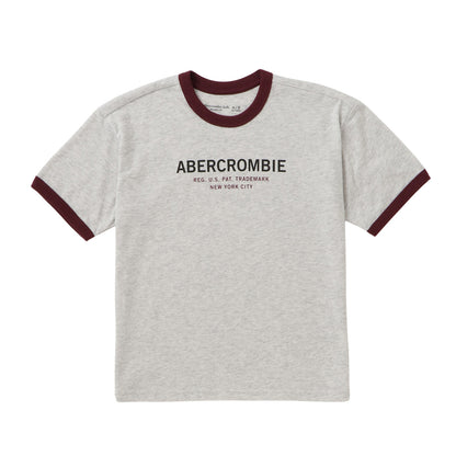【110-170cm】 Tシャツ A&F(アバクロンビー&フィッチ) AFB ABERCROMBIE RINGER TEE