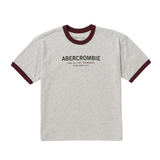 【110-170cm】 Tシャツ A&F(アバクロンビー&フィッチ) AFB ABERCROMBIE RINGER TEE