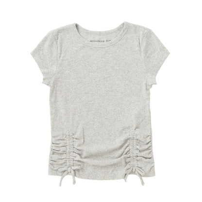 【110-170cm】 Tシャツ A&F(アバクロンビー&フィッチ) AFG RUCHED SIDE BOW BABY TEE