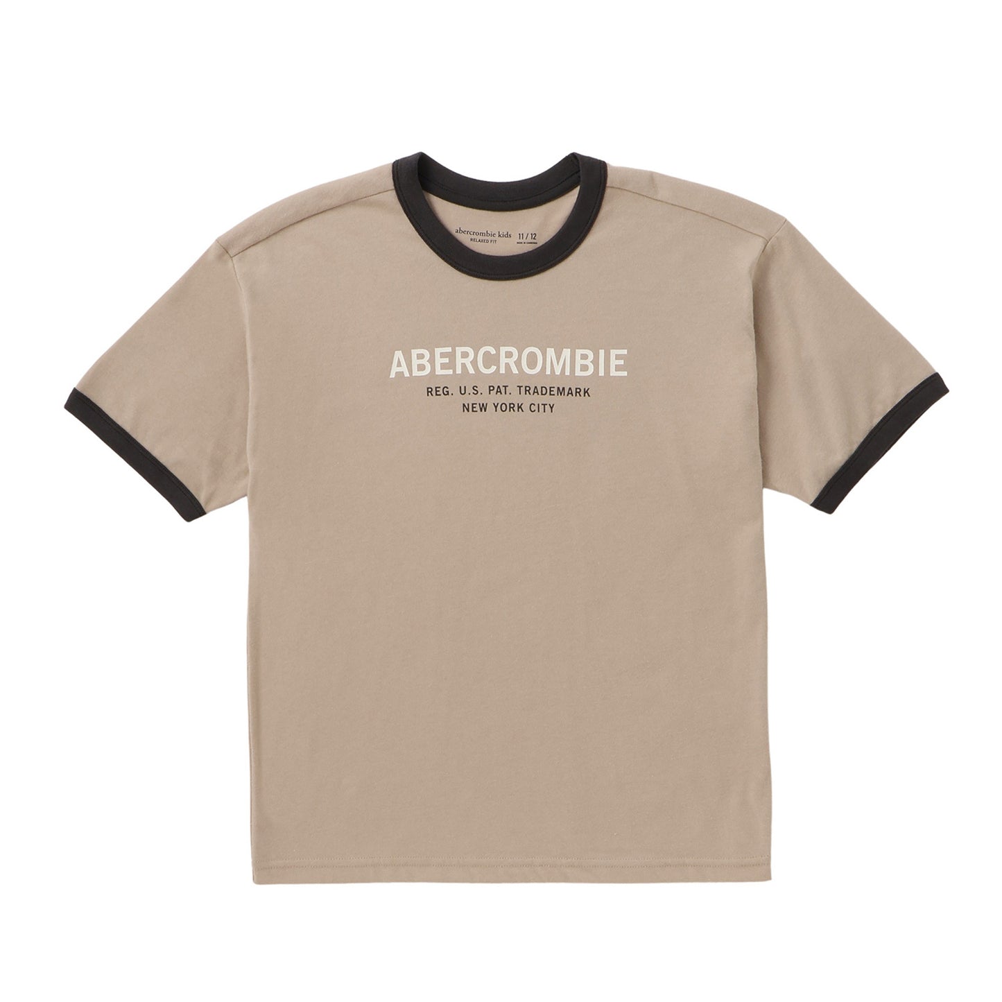 【110-170cm】 Tシャツ A&F(アバクロンビー&フィッチ) AFB ABERCROMBIE RINGER TEE