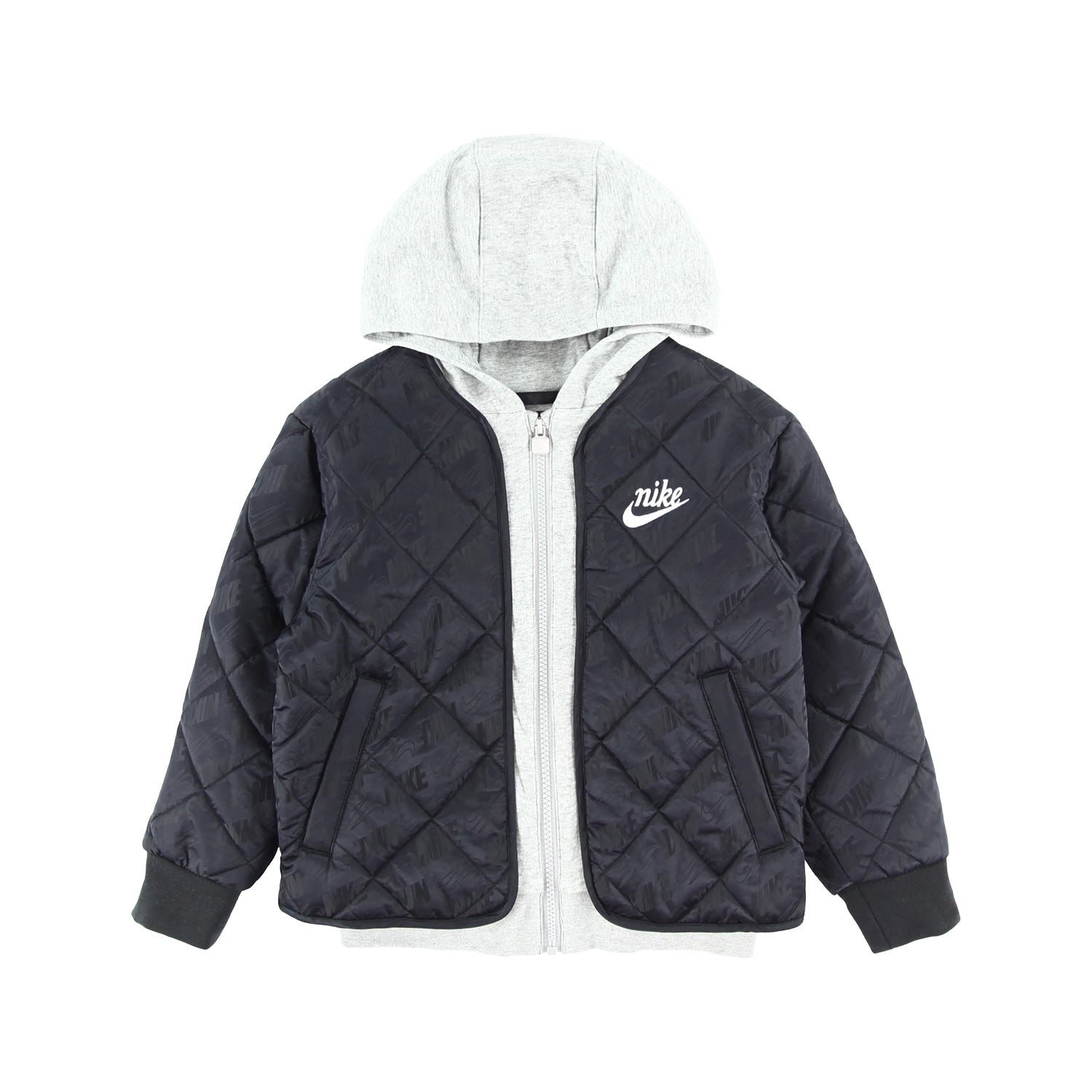 キッズ(105-120cm) アウター NIKE(ナイキ) NKN FLEECE HOODED QUILT