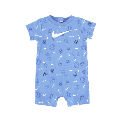 ベビー(55-70cm) ロンパース NIKE(ナイキ) NKN AOP SPORTSBAKK ROMPER