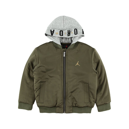 キッズ(105-120cm) アウター JORDAN(ジョーダン) JDN BIG LOGO HOODED BOMBER
