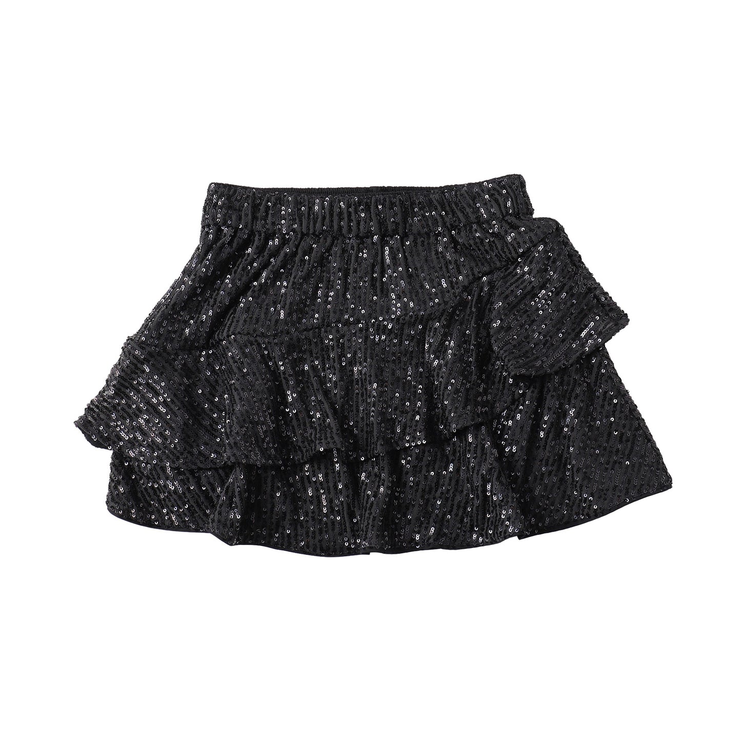 【110-170cm】 スカート A&F(アバクロンビー&フィッチ) AFG SEQUIN TIERED SKIRT