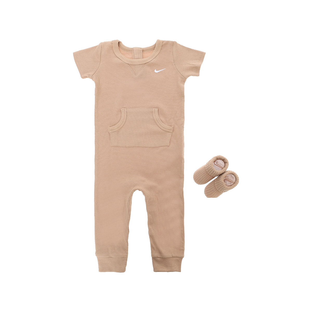 ベビー(6-12M) セット商品 NIKE(ナイキ) NHN NIKE RIB S/S ROMPER & SOCK