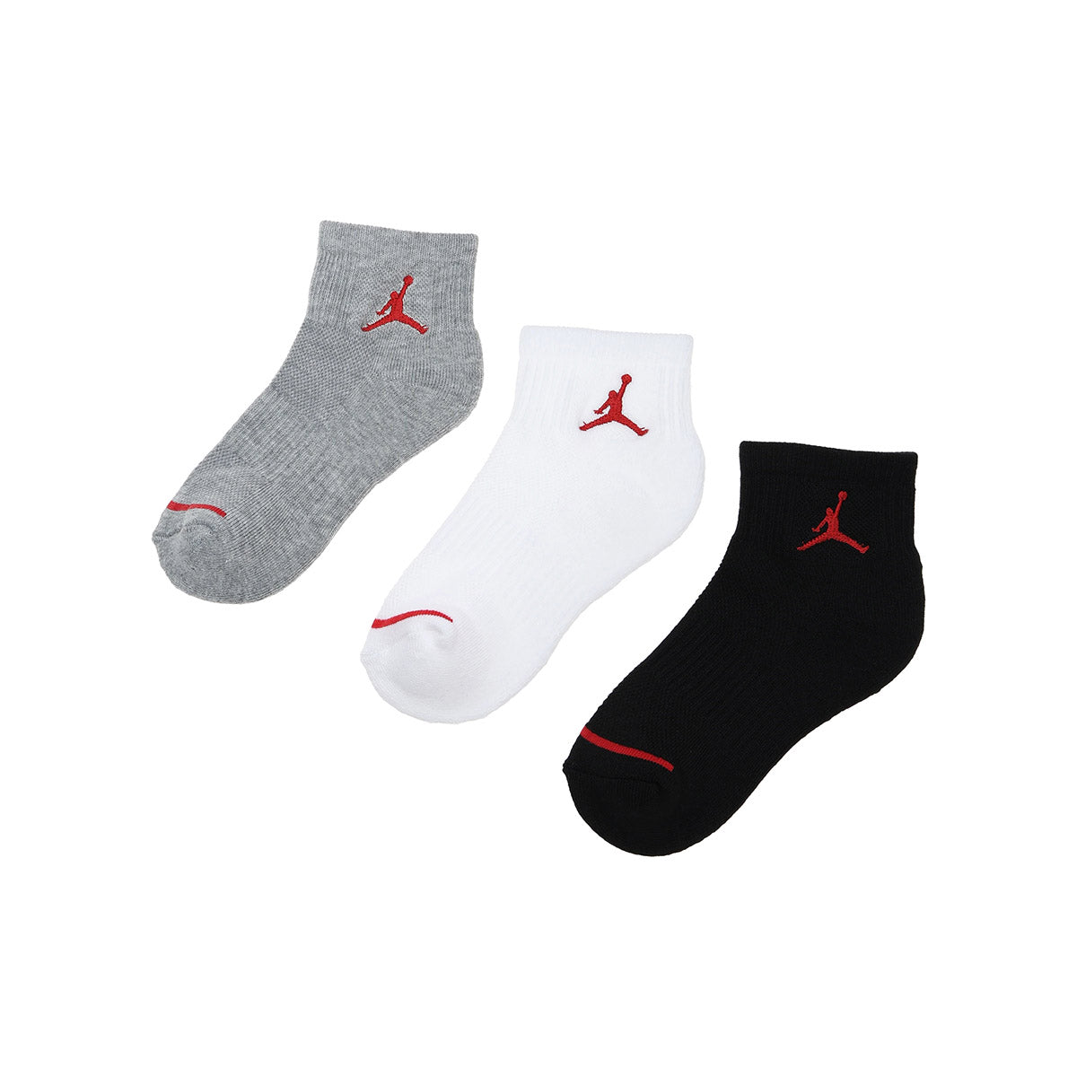 ソックス(21-23cm) JORDAN(ジョーダン) JORDAN JUMPMAN ANKLE 3PK