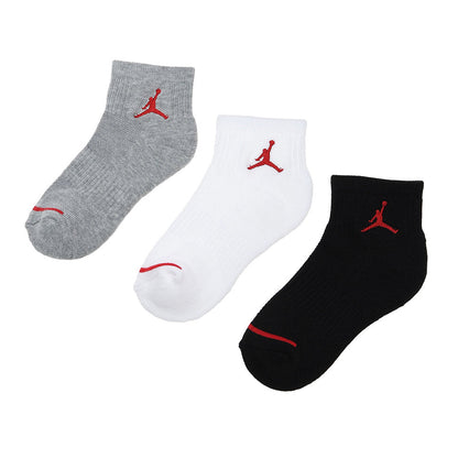ソックス(21-23cm) JORDAN(ジョーダン) JORDAN JUMPMAN ANKLE 3PK