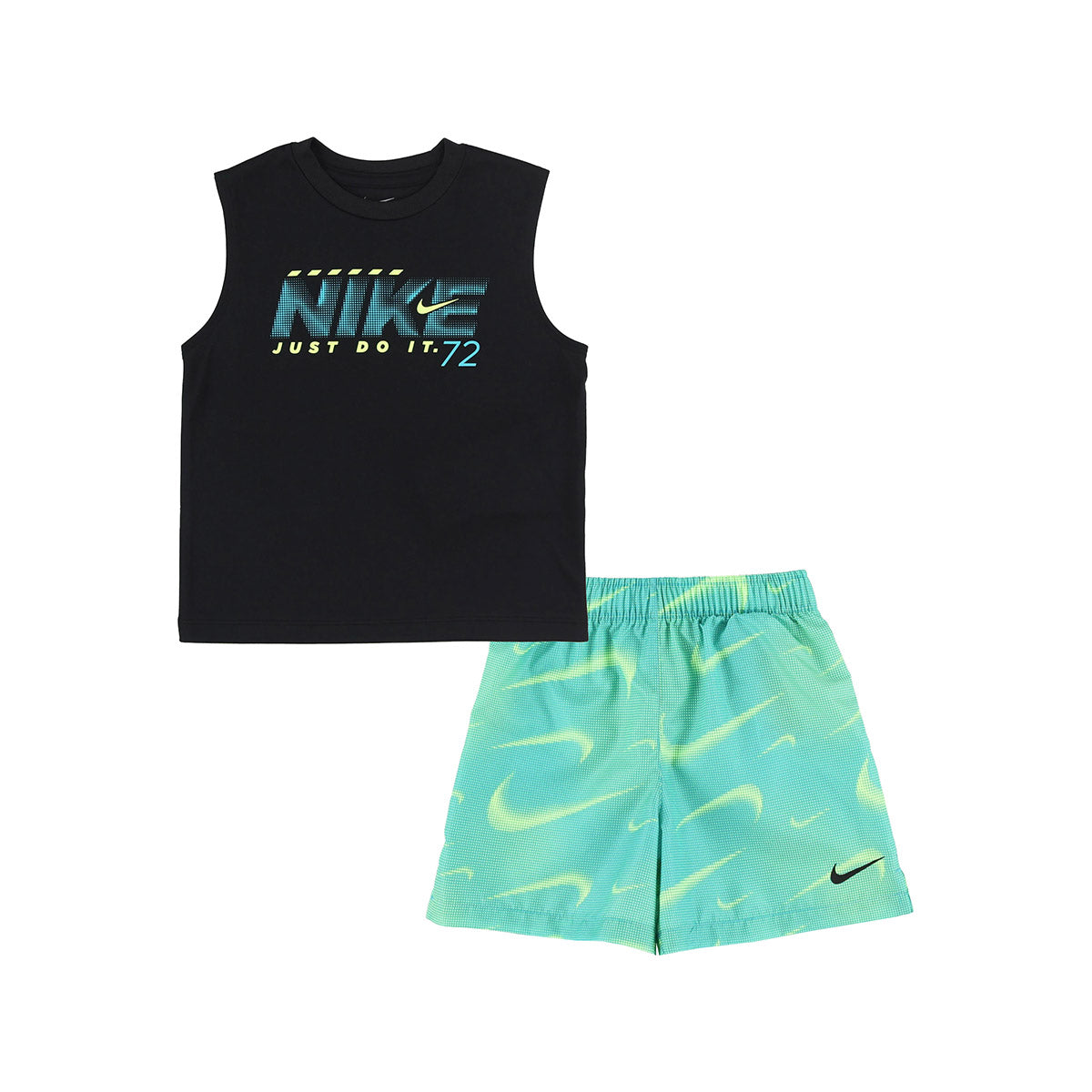 トドラー(90-100cm) セット商品 NIKE(ナイキ) NKB B NK RHYTHM DF AOP SHORT S