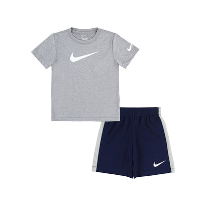 キッズ(105-120cm) セット商品 NIKE(ナイキ) NKB SWOOSH SS TEE & SHORT SET