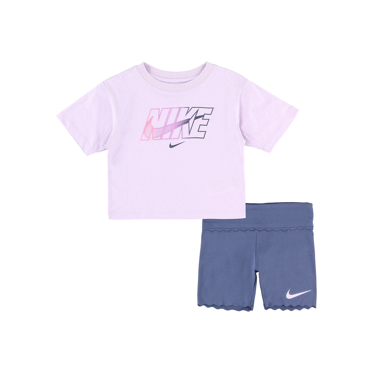 キッズ(105-120cm) セット商品 NIKE(ナイキ) NKG SWOOSH MOTION BIKE SHORT S