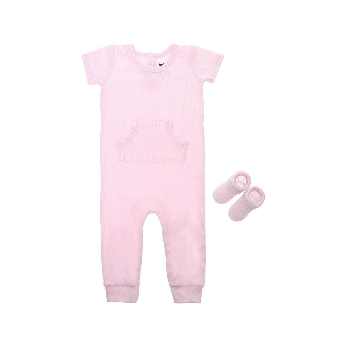 ベビー(6-12M) セット商品 NIKE(ナイキ) NHN NIKE RIB S/S ROMPER & SOCK