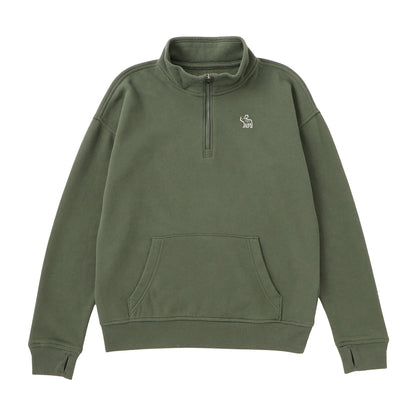 【110-170cm】 トレーナー/パーカー A&F(アバクロンビー&フィッチ) AFB ESSENTIAL 1/4 ZIP MOCK NEC