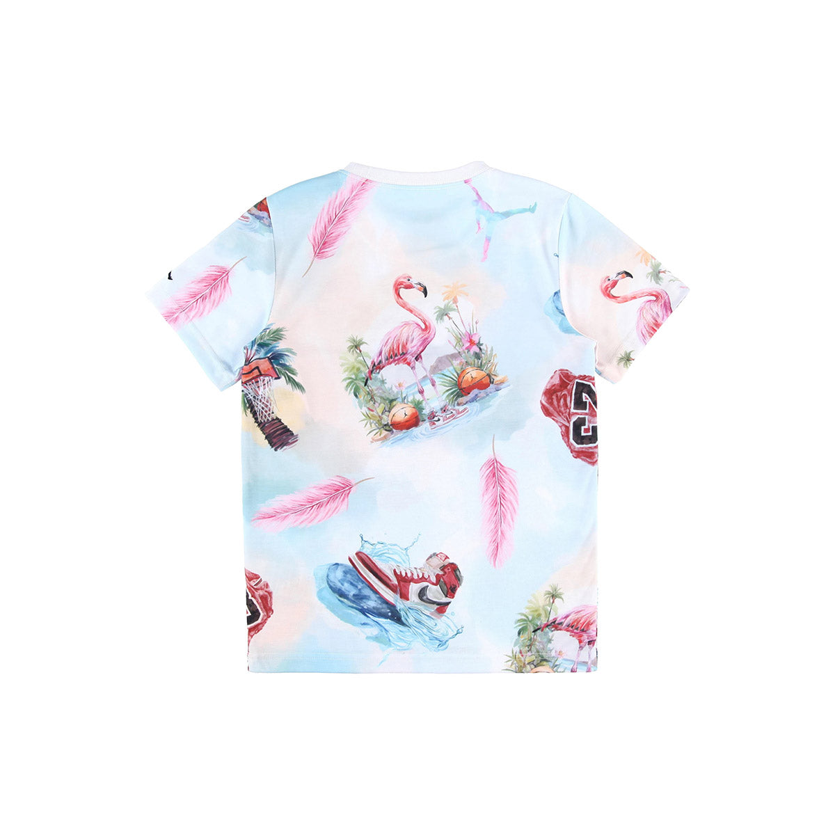 ジュニア(130-170cm) Tシャツ JORDAN(ジョーダン) JDB JORDAN FLAMINGO AOP SS TEE