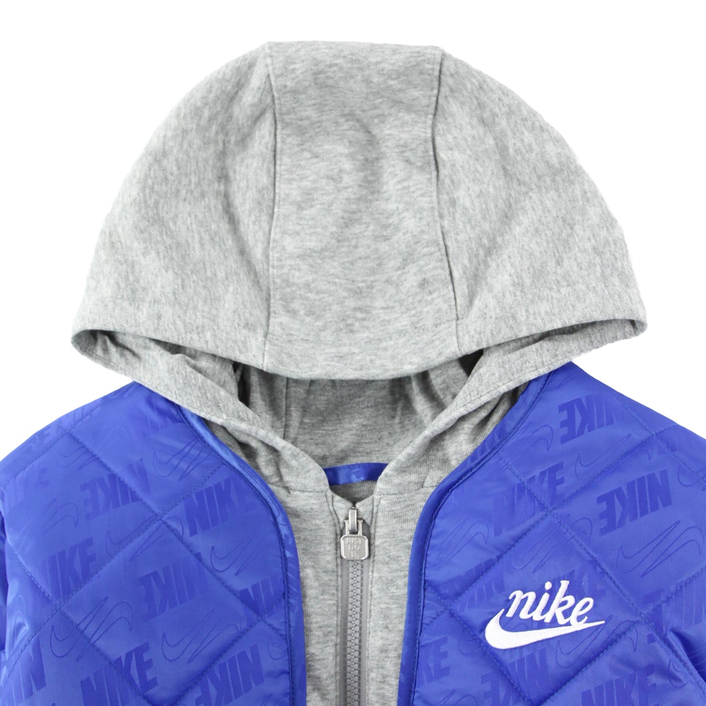 キッズ(105-120cm) アウター NIKE(ナイキ) NKN FLEECE HOODED QUILT JACKET