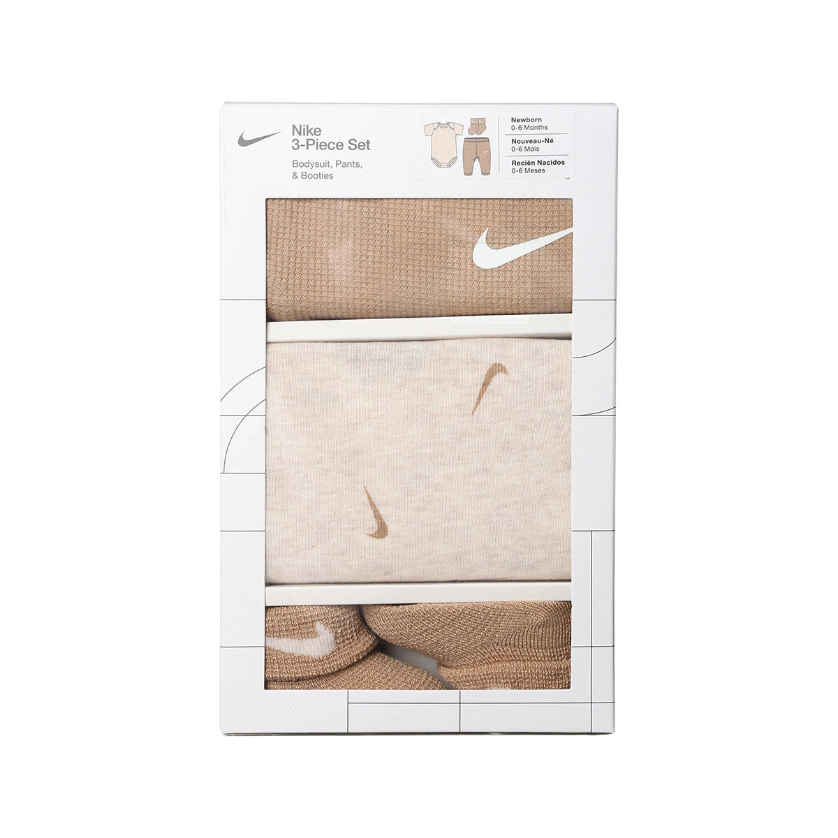 ベビー(65-80cm) セット商品 NIKE(ナイキ) NHN 3PK BODYSUIT & WAFFLE PANT