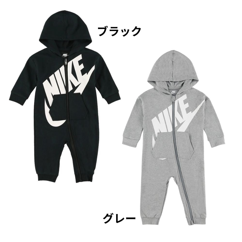 ベビー(50-74cm) ロンパース NIKE(ナイキ) NKN PLAY ALL DAY COVERALL