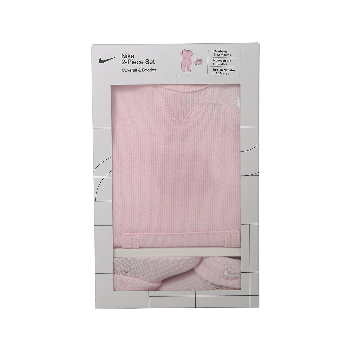 ベビー(6-12M) セット商品 NIKE(ナイキ) NHN NIKE RIB S/S ROMPER & SOCK