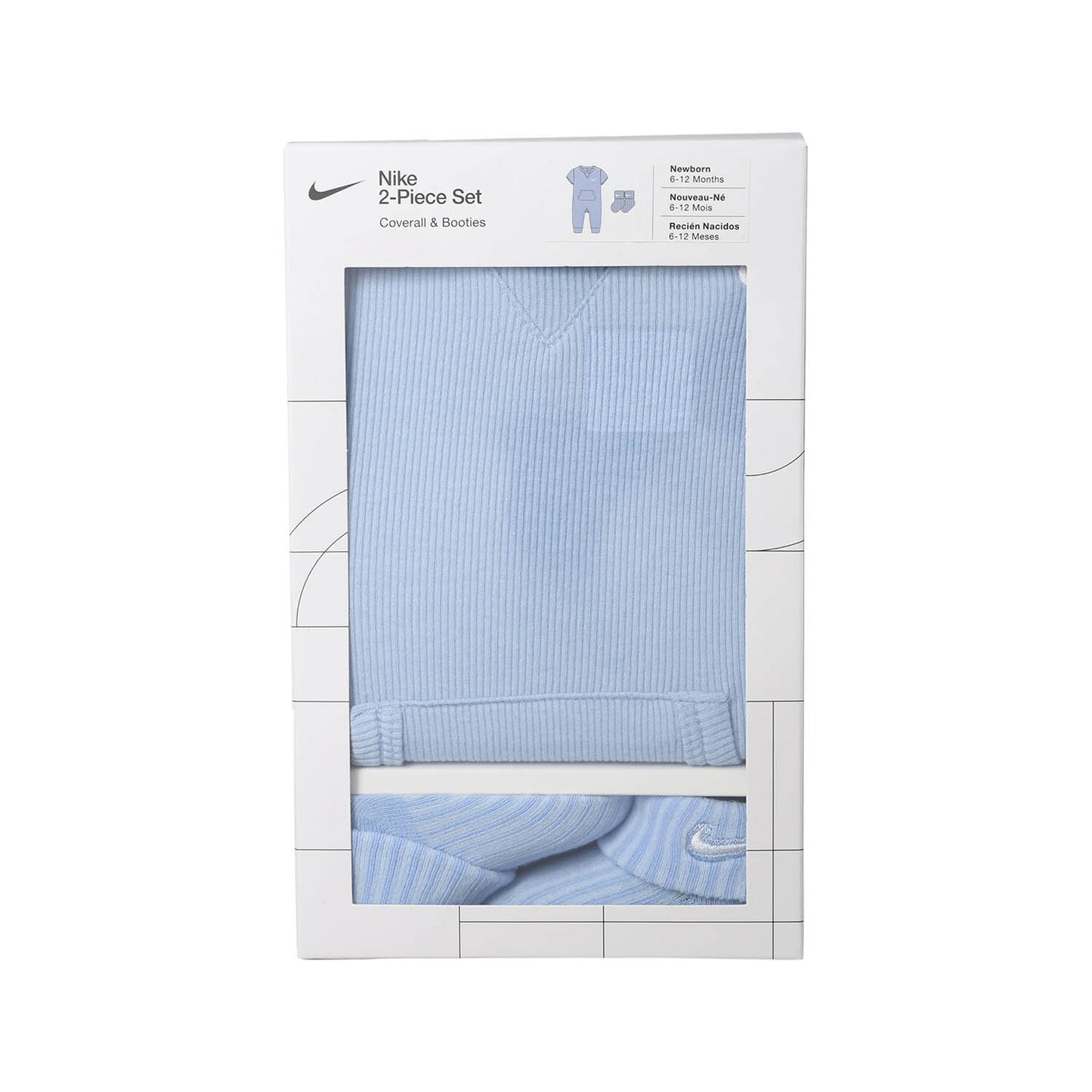 ベビー(6-12M) セット商品 NIKE(ナイキ) NHN NIKE RIB S/S ROMPER & SOCK