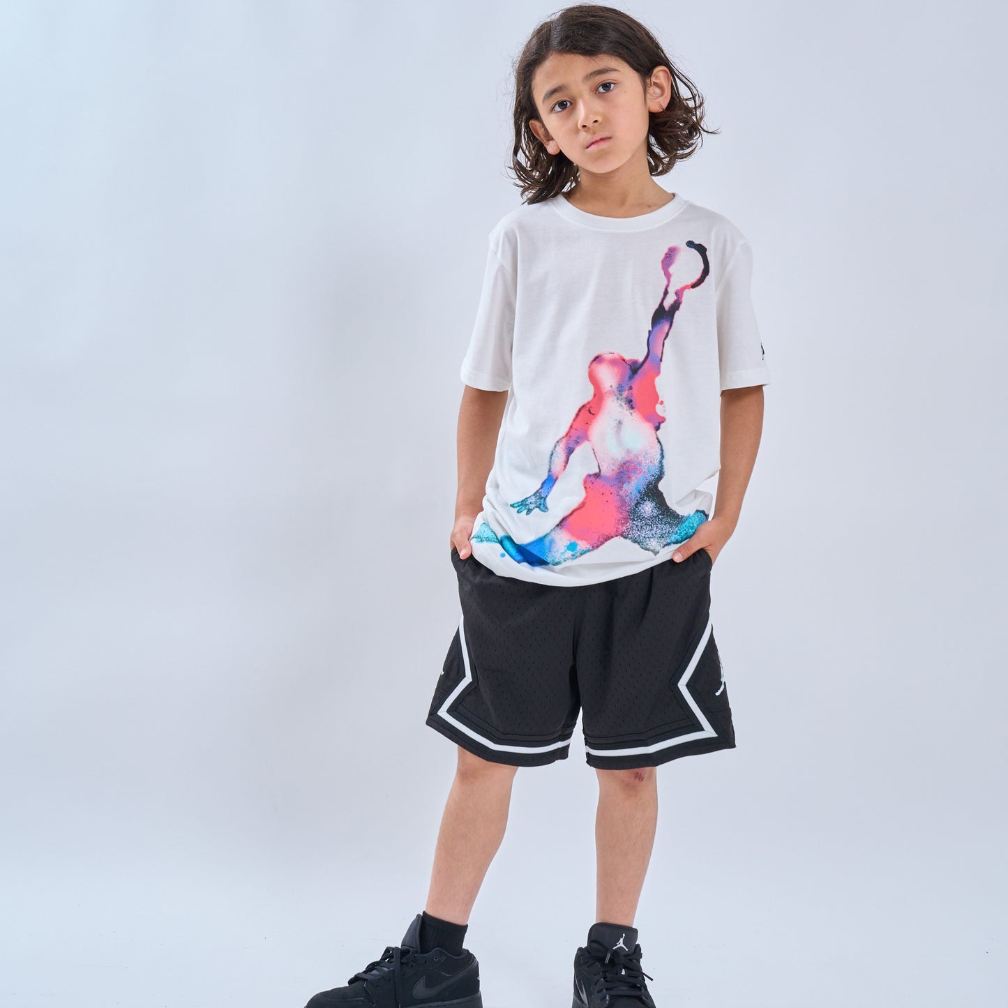ジュニア(130-170cm) Tシャツ JORDAN(ジョーダン) JDB MJ POOLSIDE JUMPMAN SS TEE