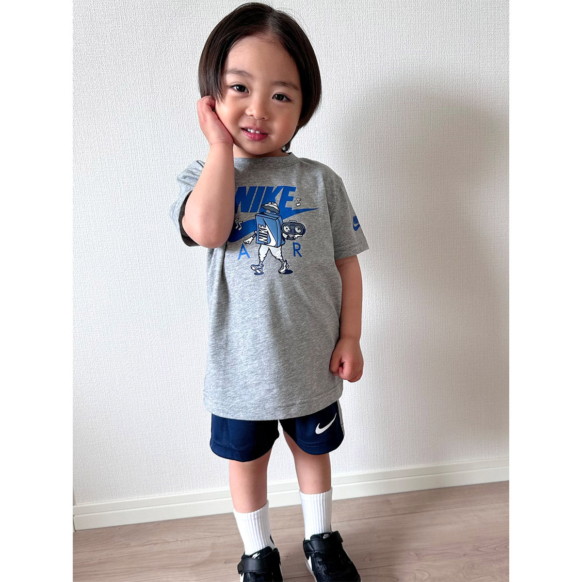トドラー(90-100cm) Tシャツ NIKE(ナイキ) NKB NIKE AIR BOXY