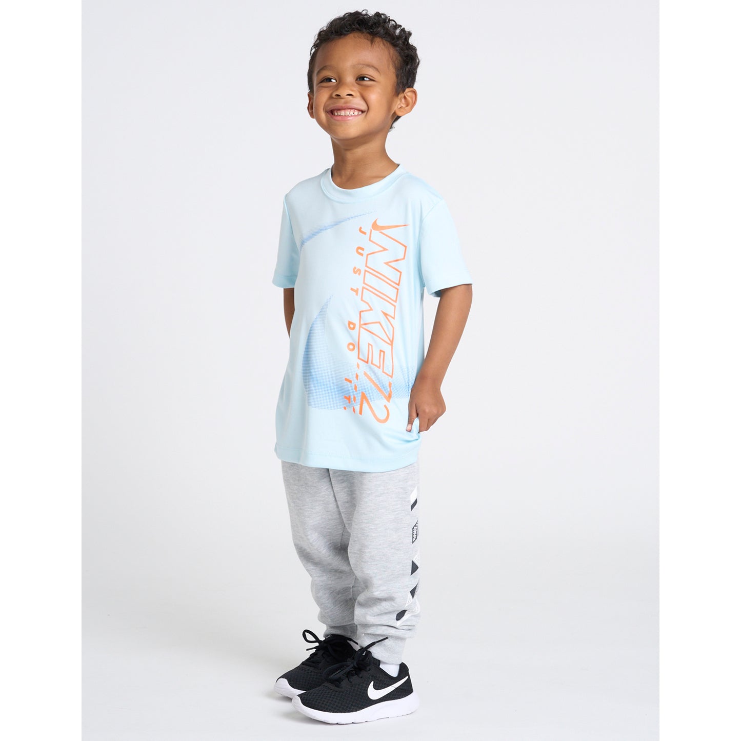 キッズ(105-120cm) Tシャツ NIKE(ナイキ) NKB SIDEWINDER SPLIT SS DF TEE