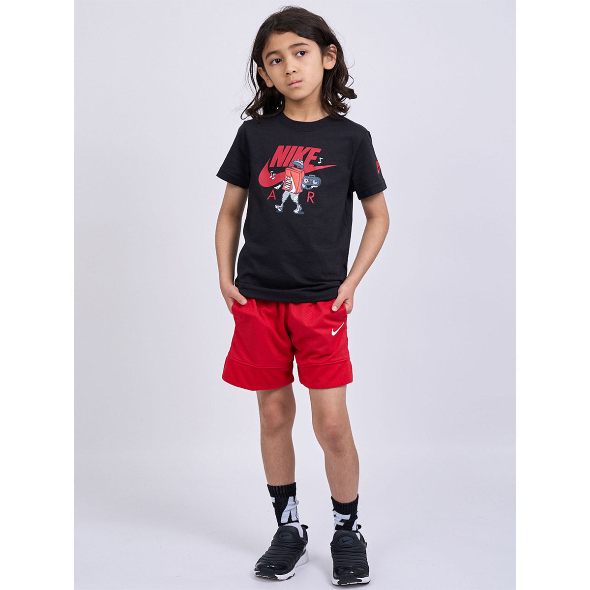 キッズ(105-120cm) Tシャツ NIKE(ナイキ) NKB NIKE AIR BOXY