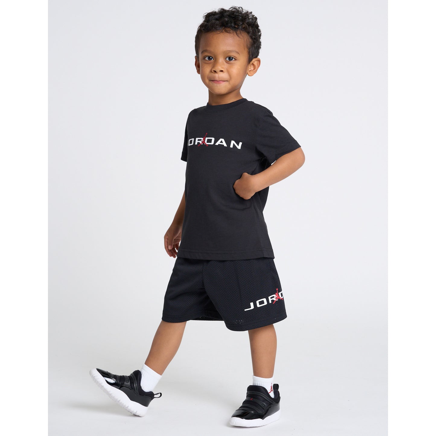 キッズ(105-120cm) Tシャツ JORDAN(ジョーダン) JDB MJ JD AIR STRETCH SS CREW