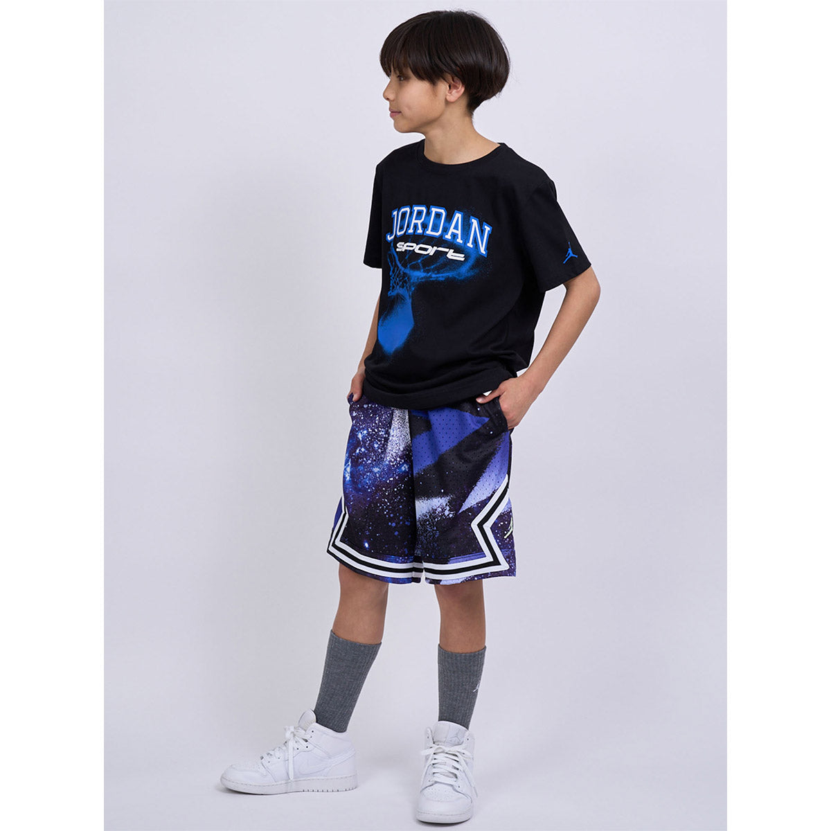 ジュニア(130-170cm) Tシャツ JORDAN(ジョーダン) JDB MJ SPORT HOOP DF SS TEE