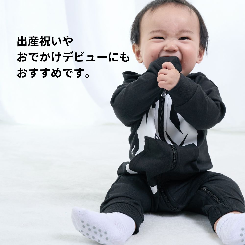 ベビー(50-74cm) ロンパース NIKE(ナイキ) NKN PLAY ALL DAY COVERALL