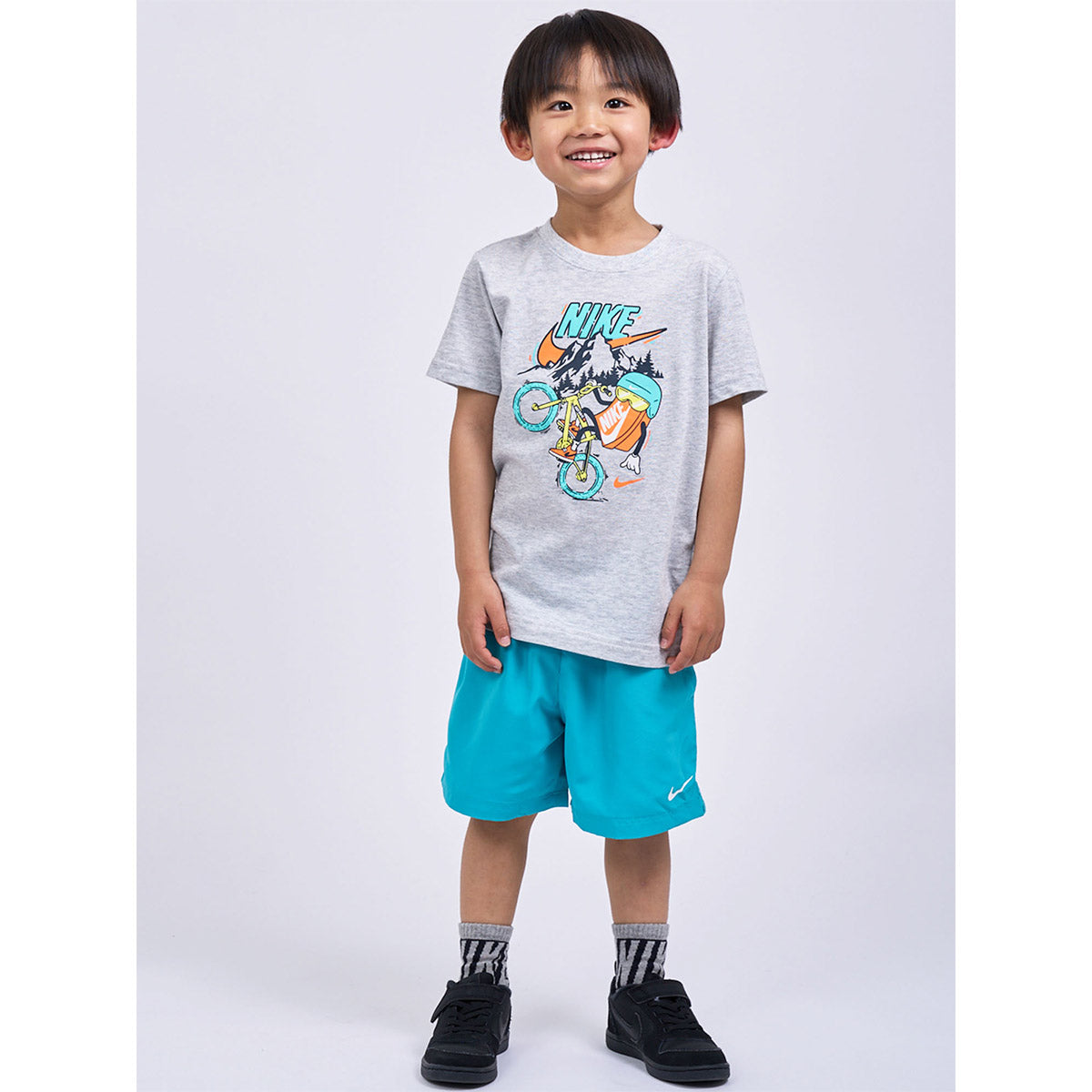 キッズ(105-120cm) Tシャツ NIKE(ナイキ) NKB BOXY BIKING TEE