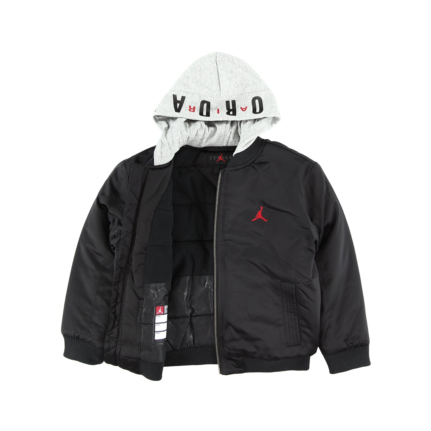 ジョーダン　ボンバージャケット キッズ(105-120cm) アウター JORDAN(ジョーダン) JDN BIG LOGO HOODED