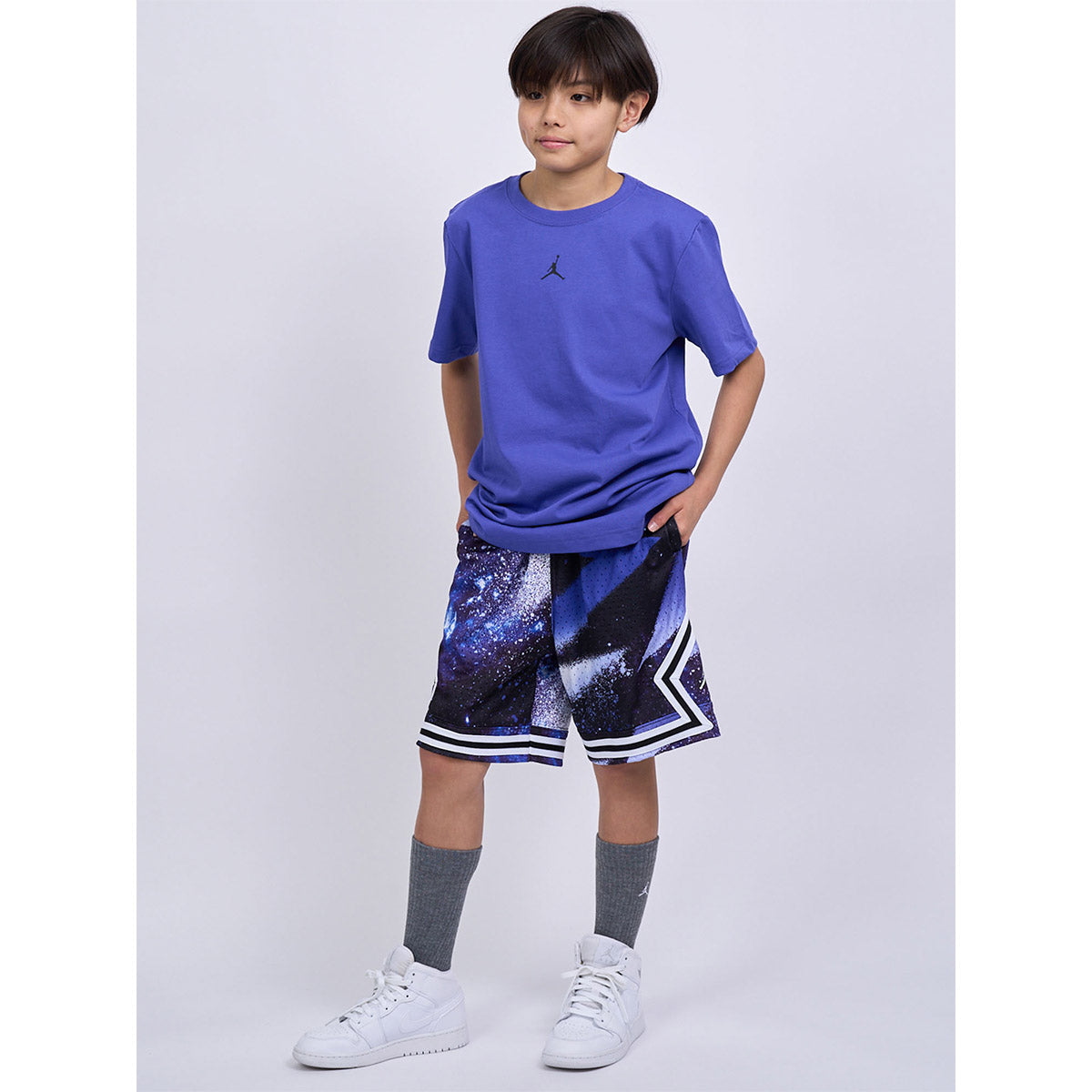 ジュニア(130-170cm) パンツ JORDAN(ジョーダン) JDB MJ AOP SPORT DIAMOND SHORT