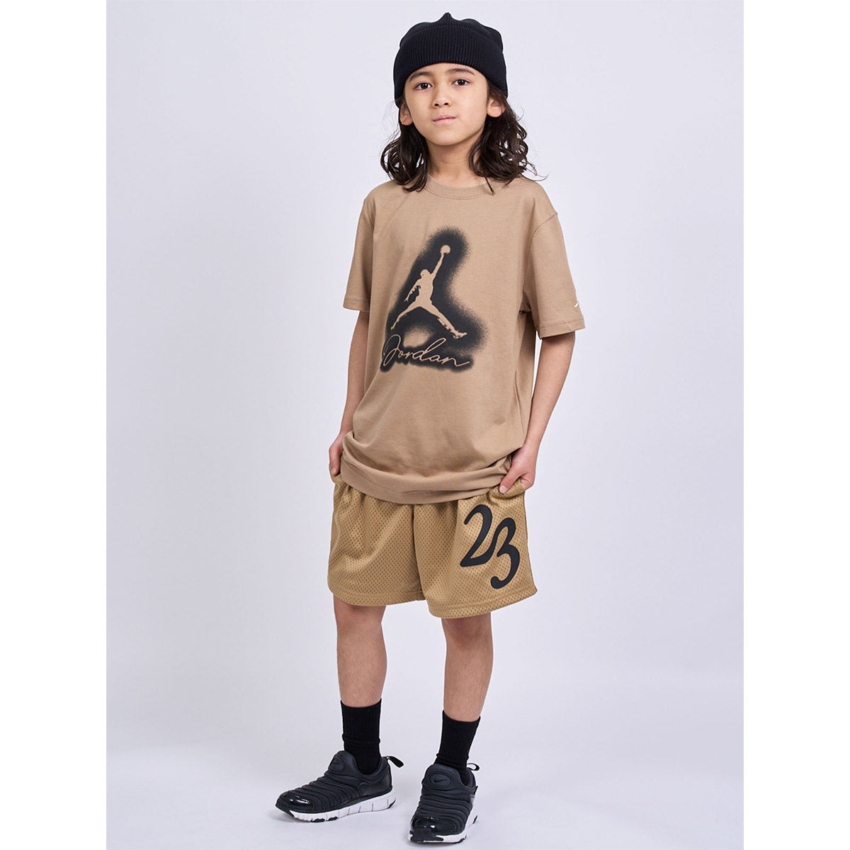 ジュニア(130-170cm) Tシャツ JORDAN(ジョーダン) JDB MVP AIRBRUSHED JORDAN SS T