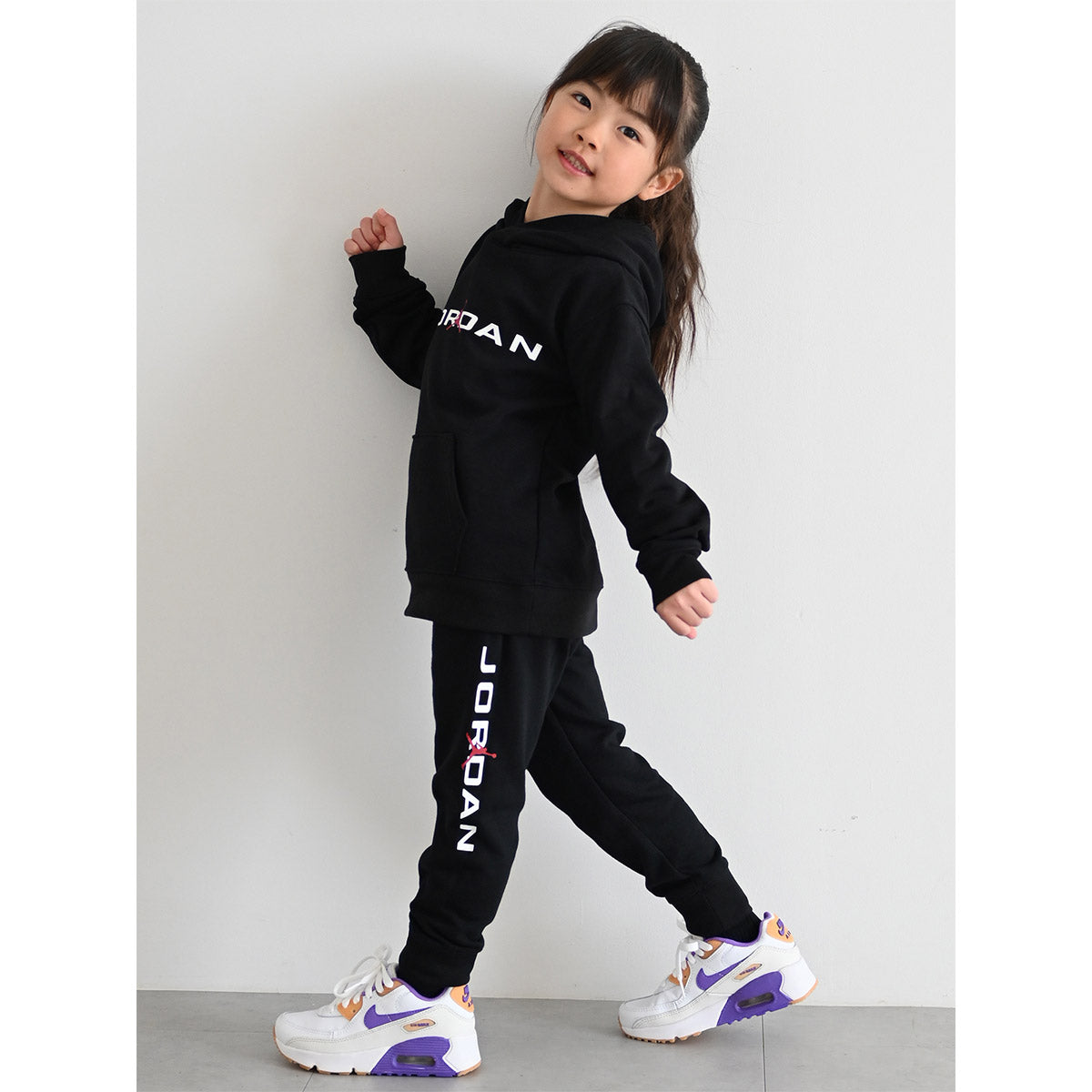 キッズ(105-120cm) トレーナー/パーカー JORDAN(ジョーダン) JDB MJ BASELINE FT PO