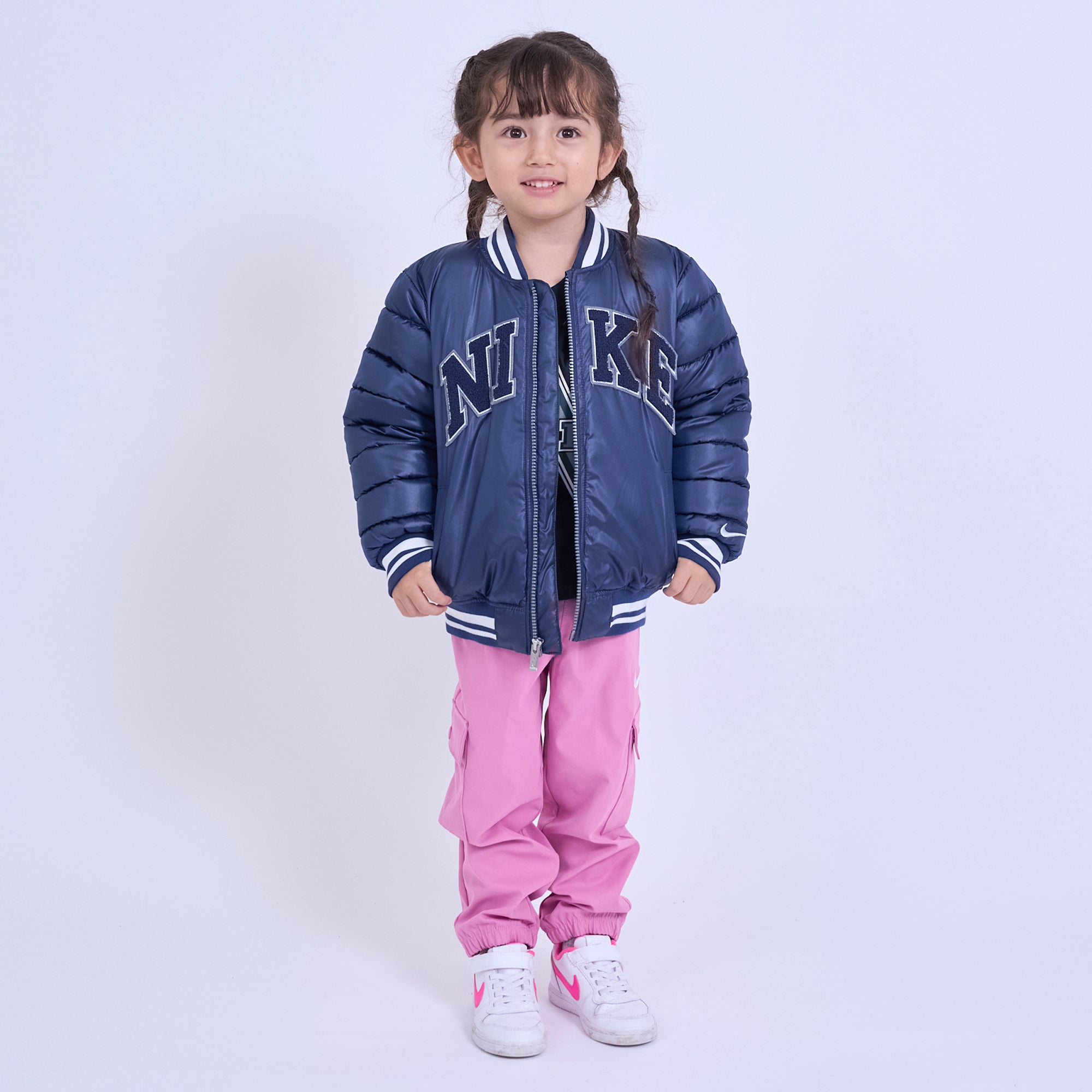 キッズ(105-120cm) アウター NIKE(ナイキ) NKN NIKE BASEBALL PUFFER